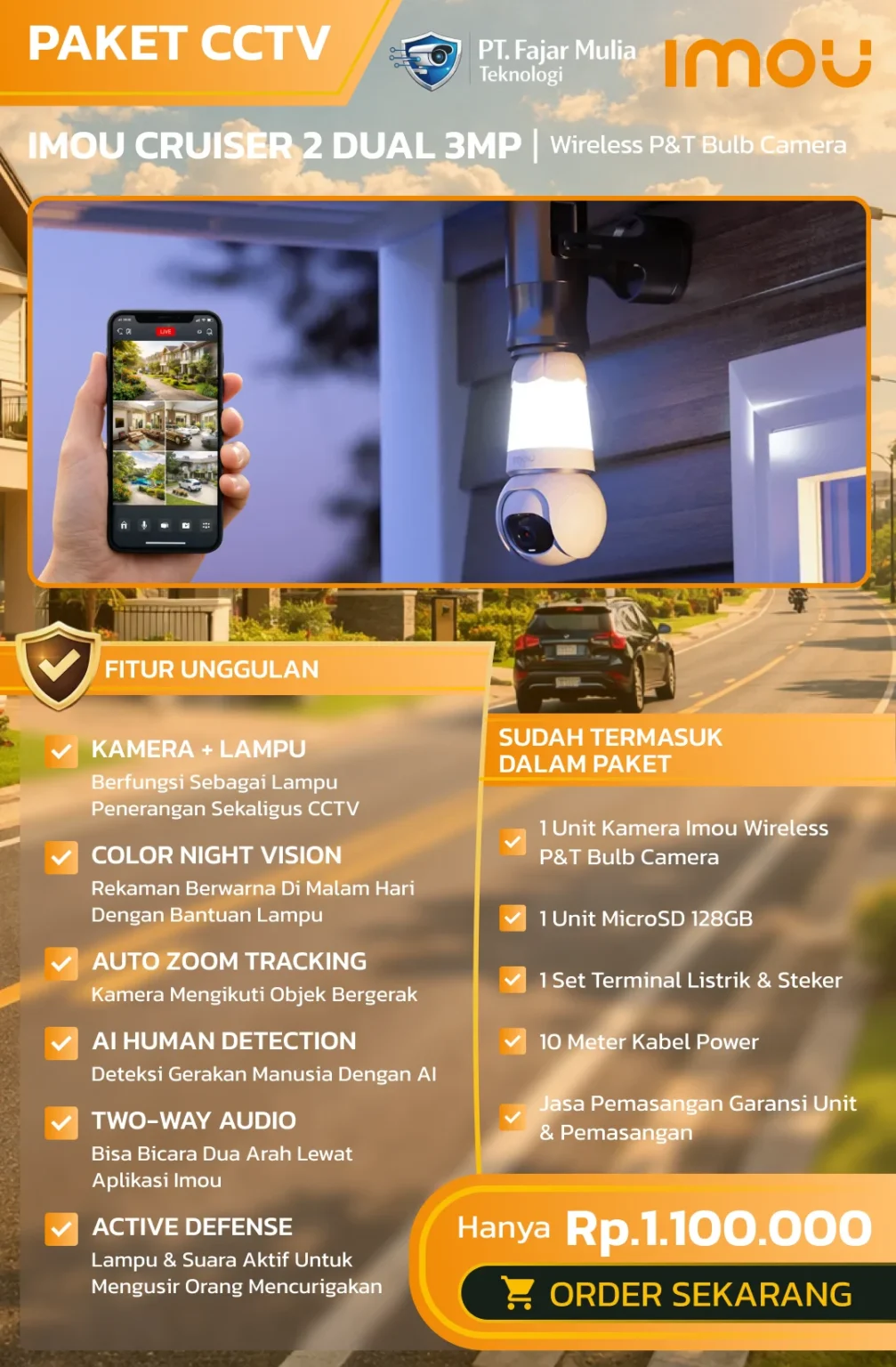 IMOU CRUISER 2 3MP BULB CAMERA